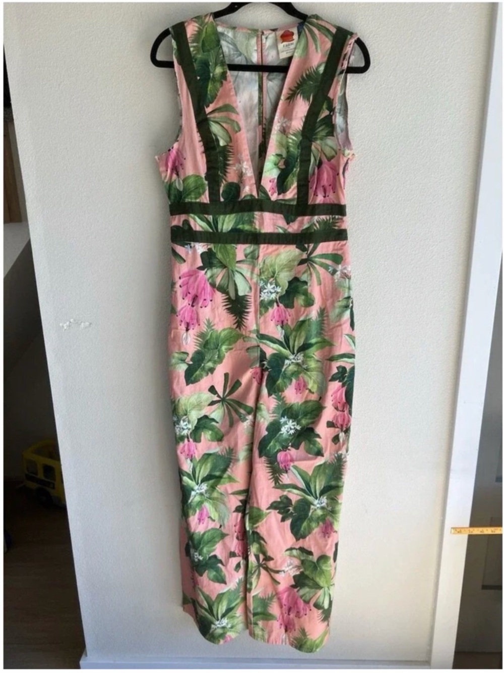 FARM Rio Pink Floral & Green Tropical Jumpsuit